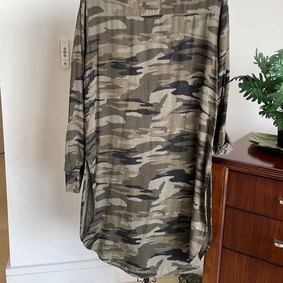 SANCTUARY CAMO SHIRTDRESS - Picture 7 of 8